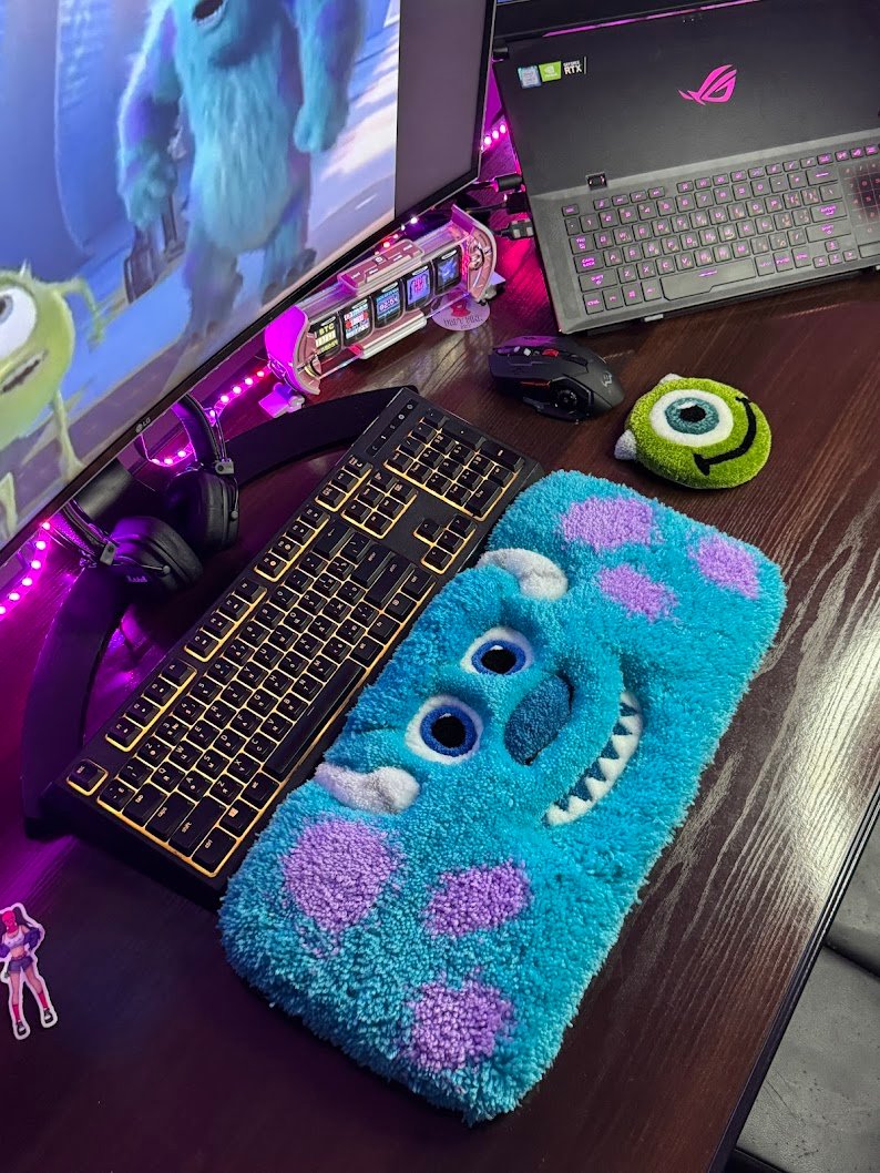 Shaggy Keyboard Rugs