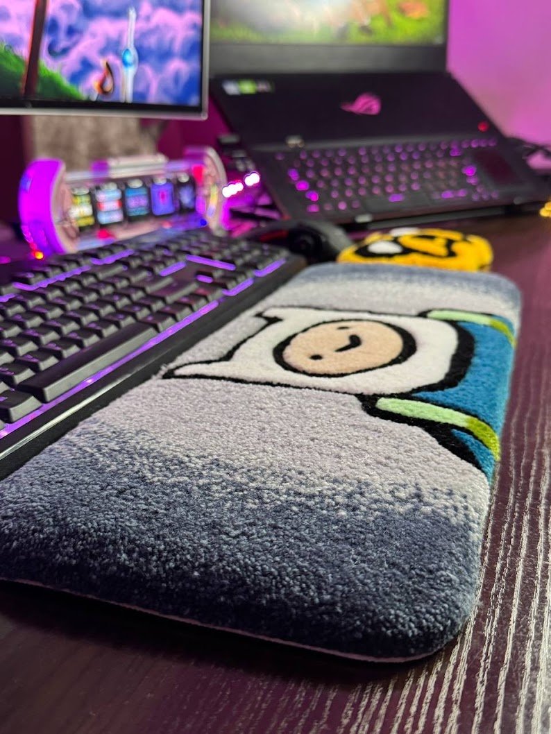 Fluffy Keyboard Rugs